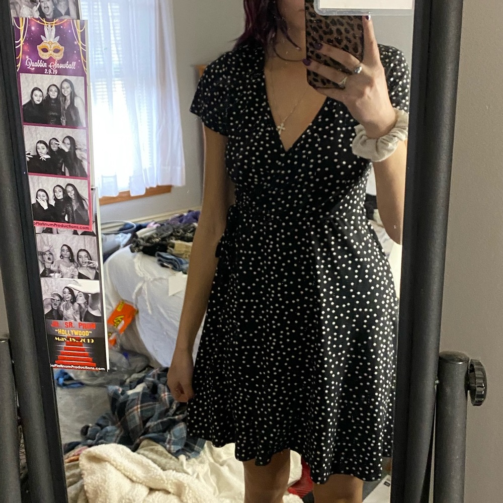 Polka dot summer dress